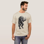 Vijf lichten in de hand van de demon t-shirt (Voorkant volledig)