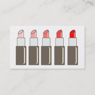 Vijf lipsticks maken artistiek Visitekaartje