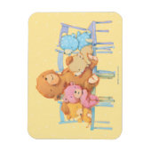 Vijf luide en kleurrijke Beren op stoelen Magneet (Verticaal)