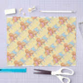 Vijf luide en kleurrijke Beren op stoelen Tissuepapier (Craft)