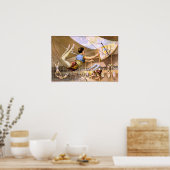 vijf-mannetjes-wikkeles circusprestaties poster (Keuken)