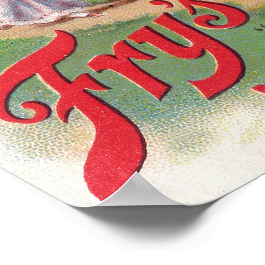 Vijf meisjes willen vijf jongens melkchocolade van poster (Hoek)