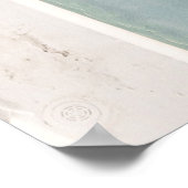 Vijf mensen zwemmen in een zwembad poster (Hoek)