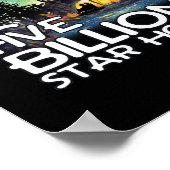 Vijf miljard Star Hotel Camping Poster (Hoek)