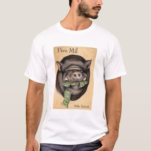Vijf miljoen t-shirt (Voorkant)