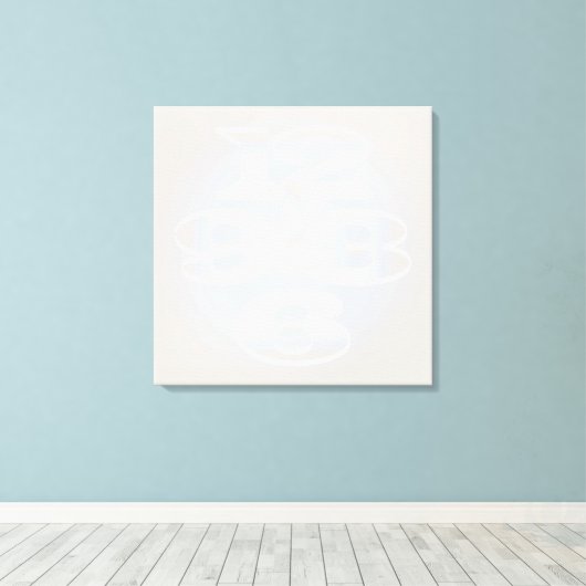 vijf minuten parelkorrels canvas afdruk (Insitu (Houten vloer))