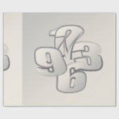 Vijf minuten terug cadeaupapier (Vlak)