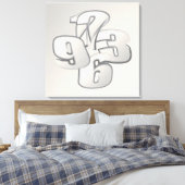 Vijf minuten terug canvas afdruk (Insitu (Slaapkamer))