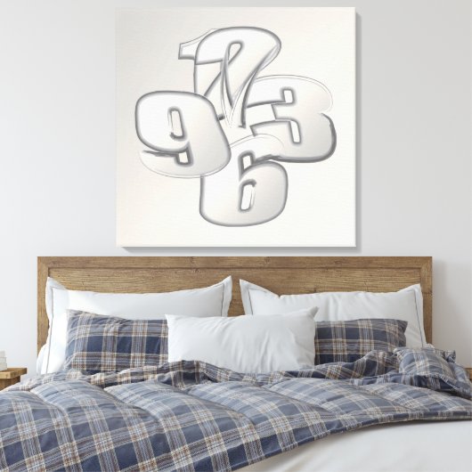 Vijf minuten terug canvas afdruk (Insitu (Slaapkamer))