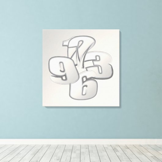 Vijf minuten terug canvas afdruk (Insitu (Houten vloer))