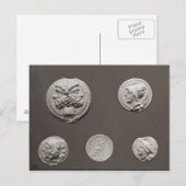 Vijf munten briefkaart (Voorkant / Achterkant)