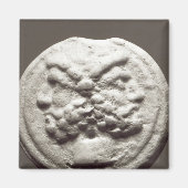 Vijf munten die Janus, Jupiter afbeelden Magneet (Voorkant)