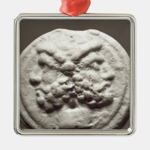 Vijf munten die Janus, Jupiter weergeven Metalen Ornament