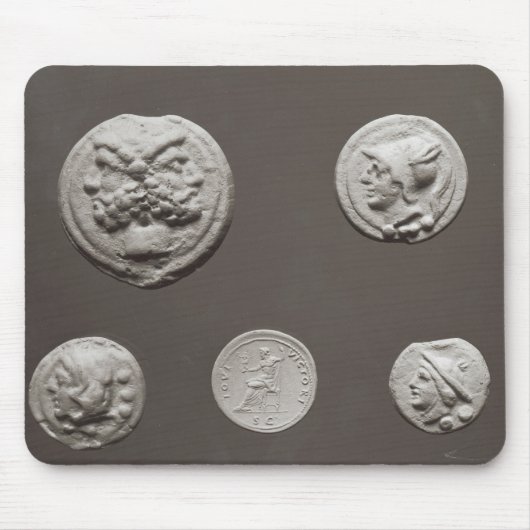 Vijf munten muismat (Voorkant)
