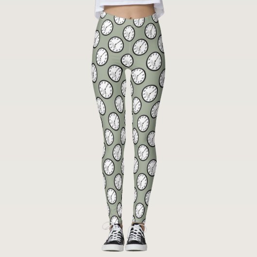 VIJF O'CLOCK CLOCK LEGGINGS (Voorkant)