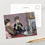 Vijf O'Clock Tea | Mary Cassatt Briefkaart<br><div class="desc">Vijf O'Clock Tea (1880) van de Amerikaanse impressionist Mary Cassatt. Het originele kunststuk is een olie op het canvas. Het schilderij shows twee vrouwen in een formele tekentafel voor thee. Gebruik de ontwerphulpmiddelen om douanetekst toe te voegen of het afbeelding te personaliseren.</div>