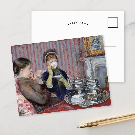 Vijf O'Clock Tea | Mary Cassatt Briefkaart