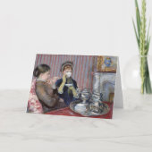Vijf O'Clock Tea | Mary Cassatt Kaart (Voorkant)