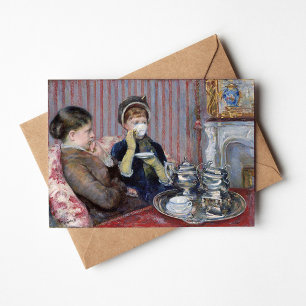 Vijf O'Clock Tea   Mary Cassatt Kaart