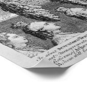 Vijf Orden van Perriwigs, 1761 Poster (Hoek)