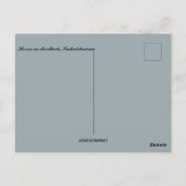 Vijf paarden in Mortlach Saskatchewan Canada Briefkaart (Achterkant)