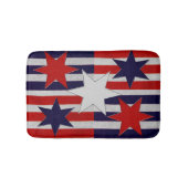 Vijf patriottische sterren en stripes badmat (Voorkant)