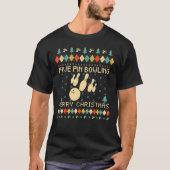 Vijf pin Bowling Ugly kerstSweater  R T-shirt (Voorkant)