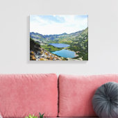 Vijf Poolse vijvers vallei, Tatras Canvas Afdruk (Insitu (Woonkamer))
