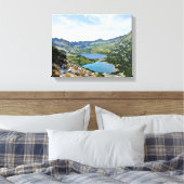 Vijf Poolse vijvers vallei, Tatras Canvas Afdruk (Insitu (Slaapkamer))
