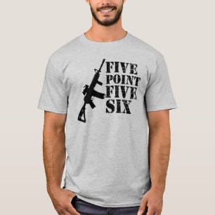 Vijf punt Vijf Zes Pistolen T-Shirt
