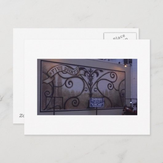 vijf punten raleigh briefkaart (Voorkant / Achterkant)