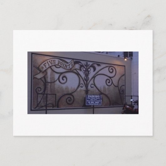 vijf punten raleigh briefkaart (Voorkant)