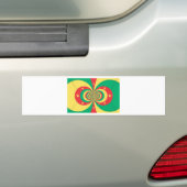 Vijf-puntige ster op de République du Cameroun Bumpersticker (Op auto)