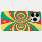 Vijf-puntige ster op de République du Cameroun Case-Mate iPhone Case (Achterkant (horizontaal))