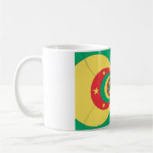 Vijf-puntige ster op de République du Cameroun Koffiemok (Links)