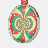 Vijf-puntige ster op de République du Cameroun Metalen Ornament (Links)