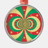 Vijf-puntige ster op de République du Cameroun Metalen Ornament (Voorkant)