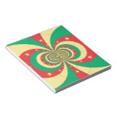 Vijf-puntige ster op de République du Cameroun Notitieblok (Schuin)