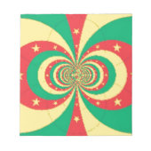 Vijf-puntige ster op de République du Cameroun Notitieblok (Voorkant)