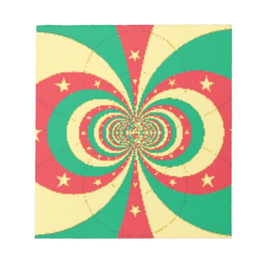 Vijf-puntige ster op de République du Cameroun Notitieblok (Voorkant)