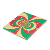 Vijf-puntige ster op de République du Cameroun Tegeltje (Zijkant)