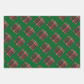 Vijf ringen De Pentateuch Uitgesneden Stencil Moti Inpakpapier Vel (Voorkant 3)