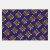 Vijf ringen De Pentateuch Uitgesneden Stencil Moti Inpakpapier Vel (Voorkant 2)