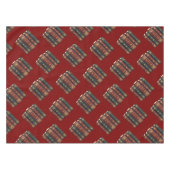 Vijf ringen De Pentateuch Uitgesneden Stencil Moti Tafelkleed (Voorkant (Horizontaal))