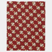 Vijf ringen Het Pentateuch Uitgesneden Stencil Mot Fleece Deken (Voorkant)