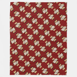 Vijf ringen Het Pentateuch Uitgesneden Stencil Mot Fleece Deken