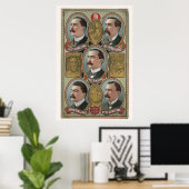 Vijf Ringling Brother's Bust Portretten Poster (Thuiskantoor)