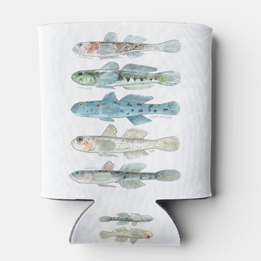 Vijf robijnvissen blikjeskoeler (Achterkant)