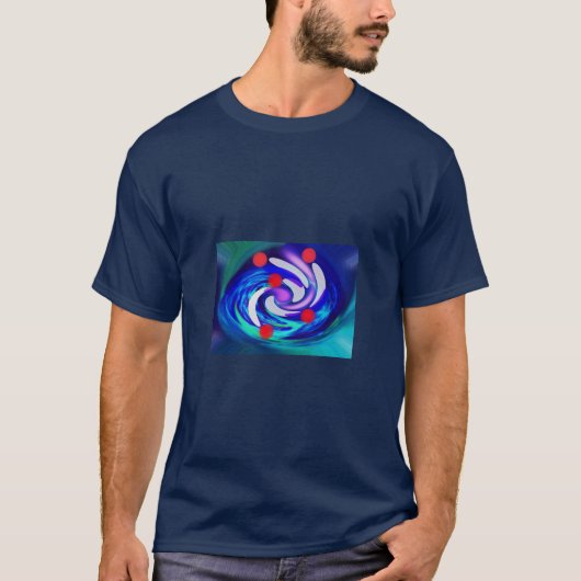 Vijf rode sterren t-shirt (Voorkant)