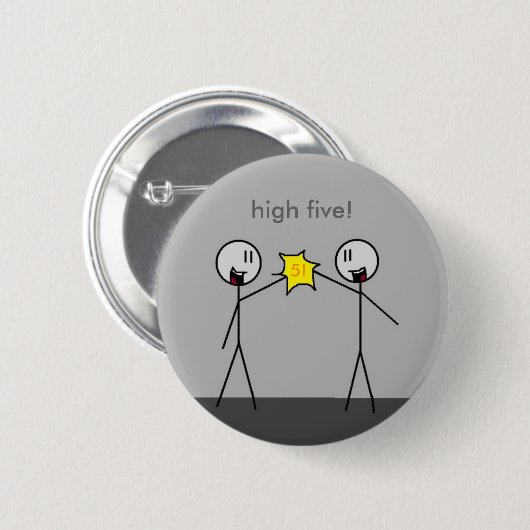 vijf. ronde button 5,7 cm (Voorkant /achterkant)